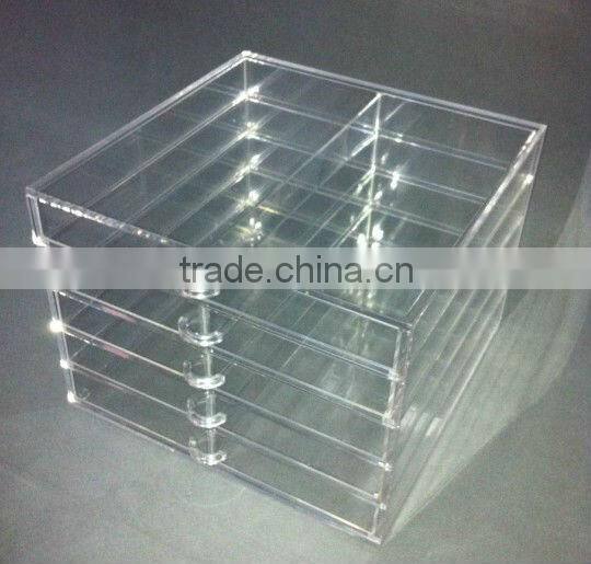 wholesale acrylic makeup organizer with drawers