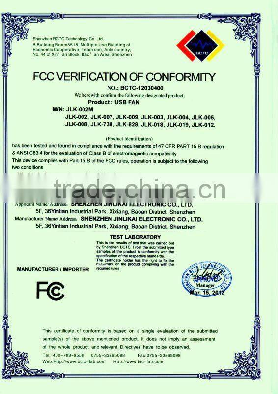 Hottest EC FCC RoHs gadgets gifts metal speed control desk portable radiator cooling fan