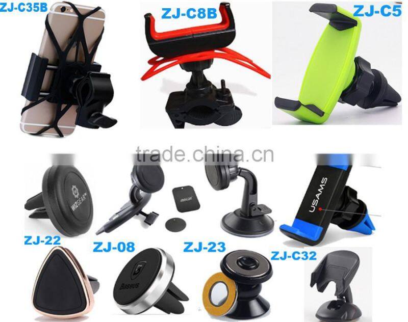 Bicycle bar mount phone holder for dirt bike, MTB cellphone holder with silicone strap