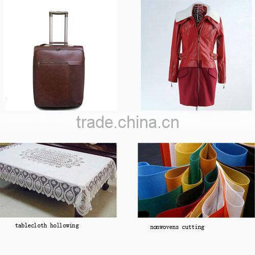 DW1626/DW1640 best price + high precision car cover laser cutting machine auto feed