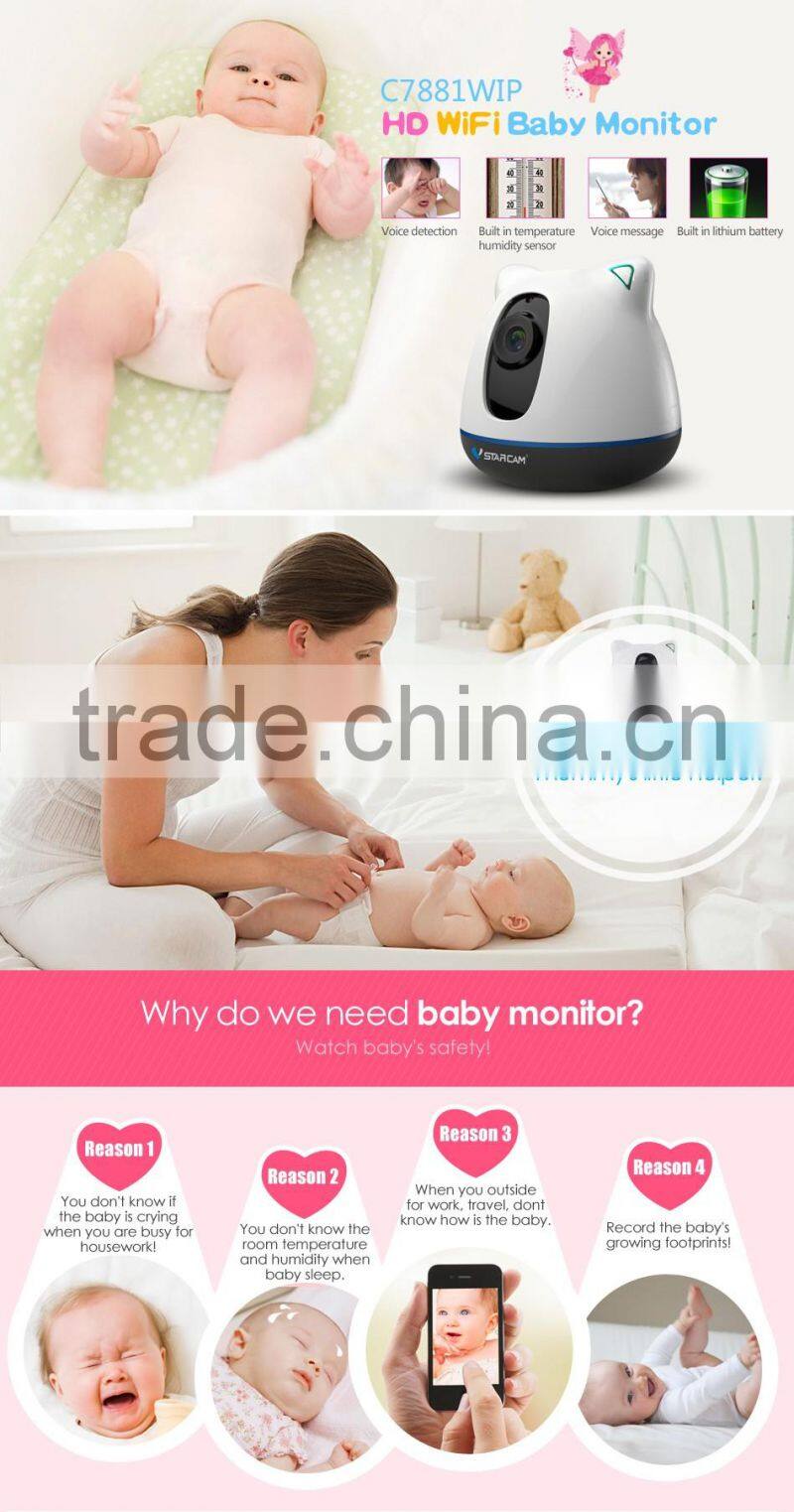 VStarcam H.264 720P wireless video digital camera baby monitor