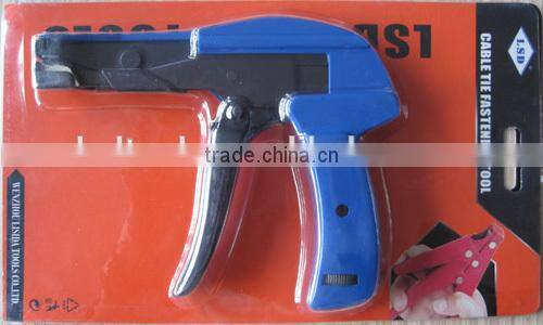 LS-600A Fastening and cutting tool for nylon cable tie width 2.4-4.8mm, two in one Cable Tie Gun nylon cable tie fastening tool