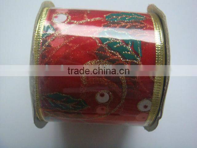 Christmas decoration ribbon