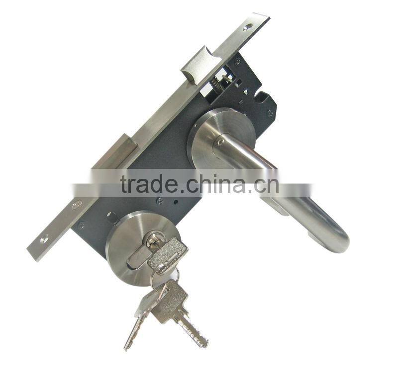 HL001 Stainless steel tube lever type industrial door handle