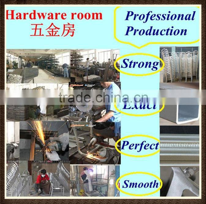 latest metal white wedding chair