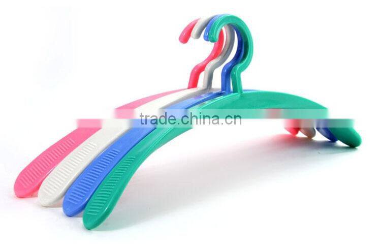 Plastic Halfmoon Curved Non-slip Coat hanger,Hanging Hook