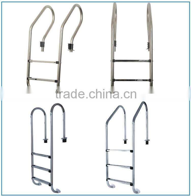 Super price stainless steel Swimming Pool Ladder with Anti-slip Step