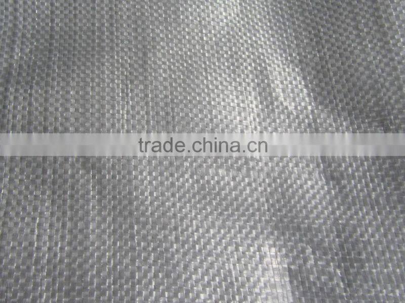 100% virgin material one side laminated silver color PE tarpaulin