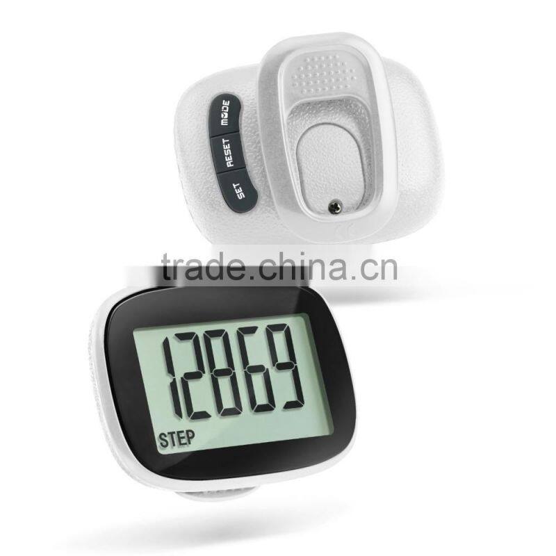 Easy reading quality chip pedometer