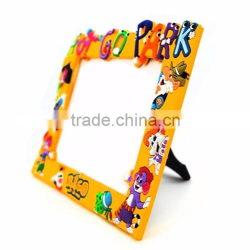 Wholesale Cartoon Fancy Customized Shaped PVC 3d Photo Frame