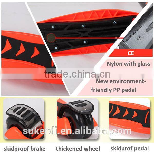 CE SGS certificated aluminum 4 wheel scooter street scooter