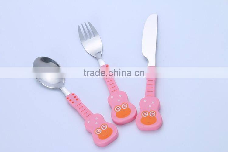 High-Class Restaurant Stainless Steel Knife Fork And Spoon Set For Children