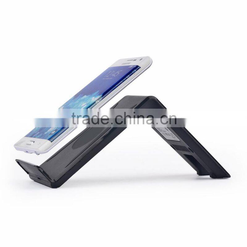 A6 Qi certified universal stand designed wireless charger for sumsung galaxy s6 mobile accessories with 3 coils