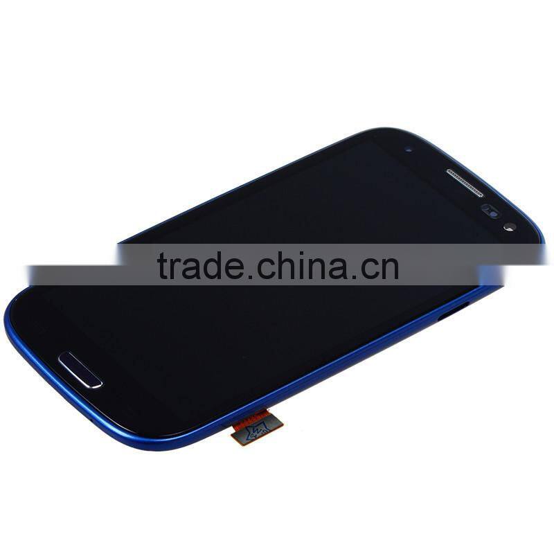 Original LCD for Samsung i9300 Galaxy S3 LCD with Digitizer , LCD S3 I9300, For Samsung Galaxy S3 i9300 i747 i535 t999 LCD