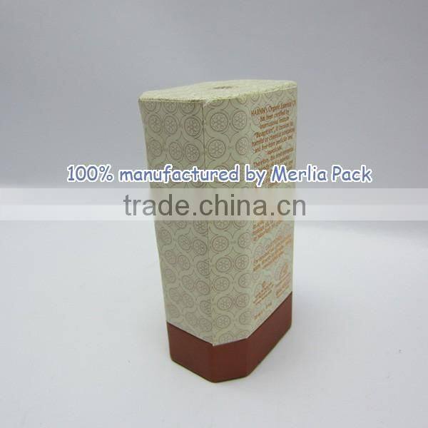 Octangle Essential Oil Paper Boxes Blend Clove Orange Skin Care Treatment Boxes