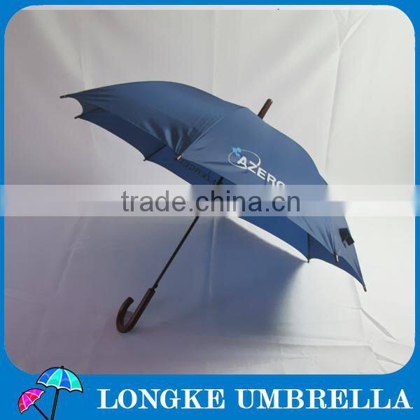 Umbrella manufacturer Plain polyester fabric wooden advertising umbrella