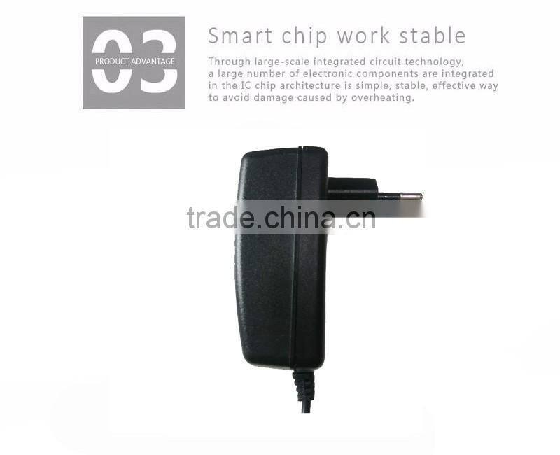 Wall mount dc power supply 12v 2.5a adaptadores