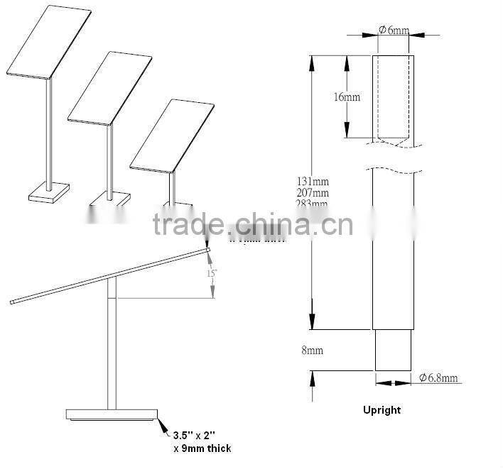 Shoe display riser sets/ Retail display for shoes/ Shoe display for shop fitting
