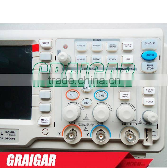 ATTEN ADS1102CAL 100MHz 1G Digital Oscilloscope 7" LCD