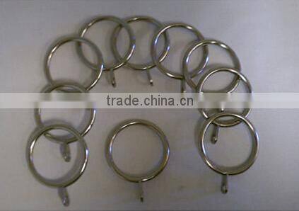 1.5inch Metal Silver No-clip Drapery Pole Rings