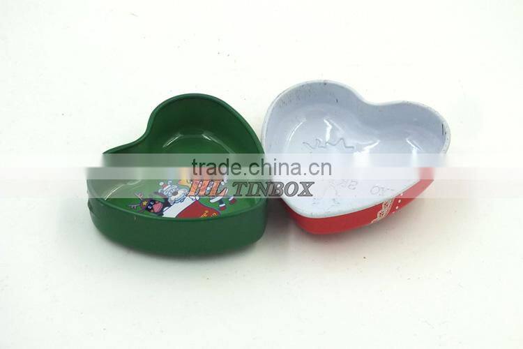 Wedding Gift Mini Heart Shape Tin Can for Candy Chocolate Jewelry