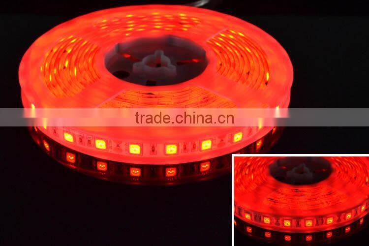 RED LED Tape 12V 5050 60led/m 72w IP65 drip silicon Outdoor Decoration Light