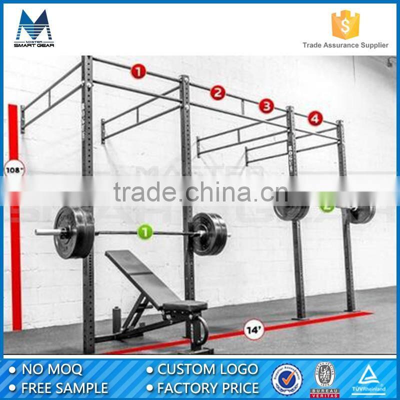 MSG New Style 3''x3'' Tube Crossfit Rigs Wall Mounted Crossfit Rigs with J-Cup