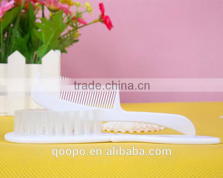 Jinhua Factory Bpa Free Plastic For Kids Baby Hair Comb And Brush Set