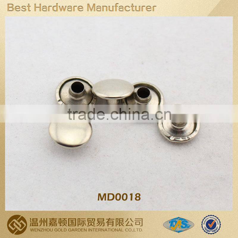 fashion custom made nickle free white garment rivet and stud