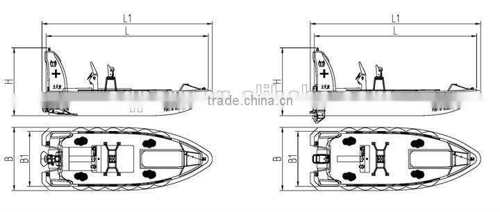 6M FRP Life Boat/Marine Rescue Boat