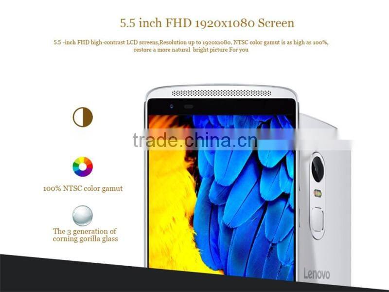 Original Lenovo Lemon Vibe X3 C50 5.5'' 1920X1080px Snapdragon-808 HexaCores 3GB+32GB RAM+ROM 21.0MP+8.0MP Camera Dual SIM