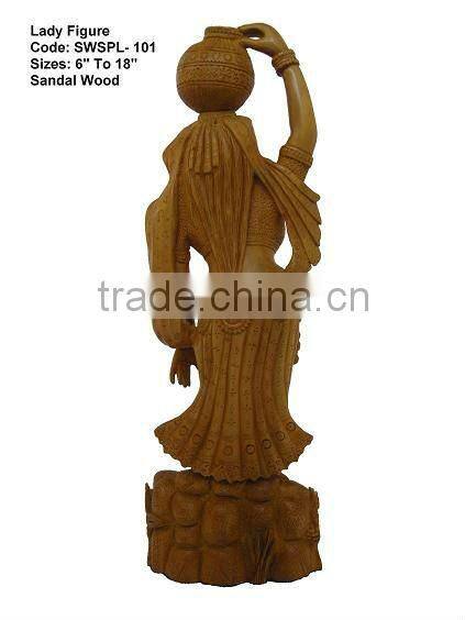 Sandalwood Carving Craft handmade statues figurine promotion gift, personal gift, home decoration
