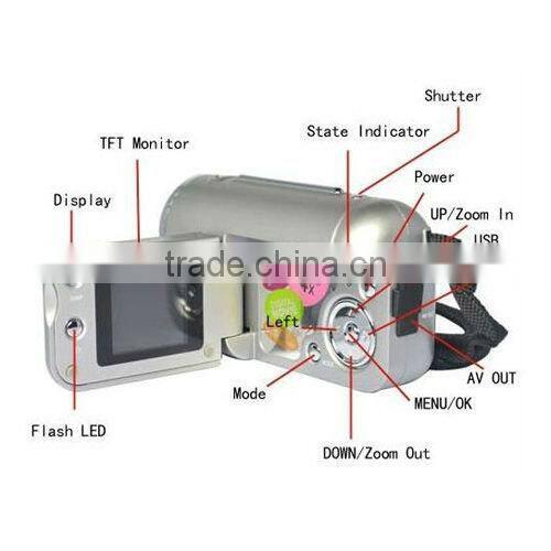 Hot selling 3.1Mega Pixels minidv,kids video camera