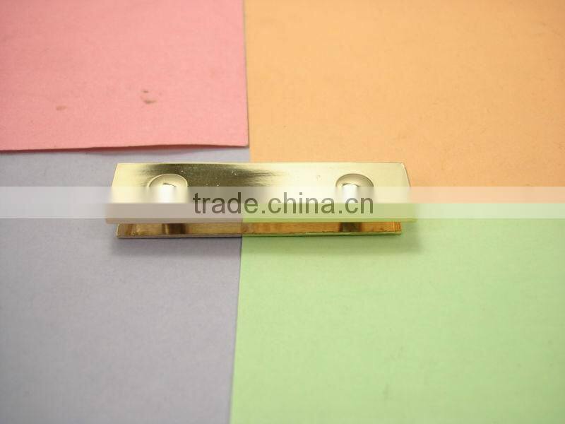 wholesale light gold metal decorative bag hanger for leather f-106