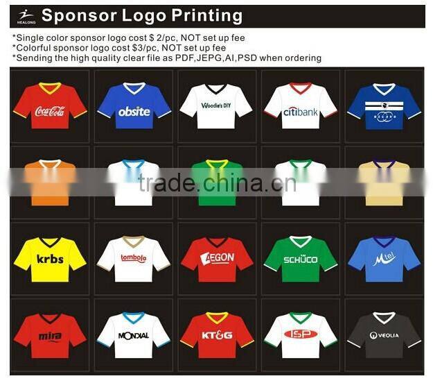 cheap custom sublimation polyester dri fit soccer uniform