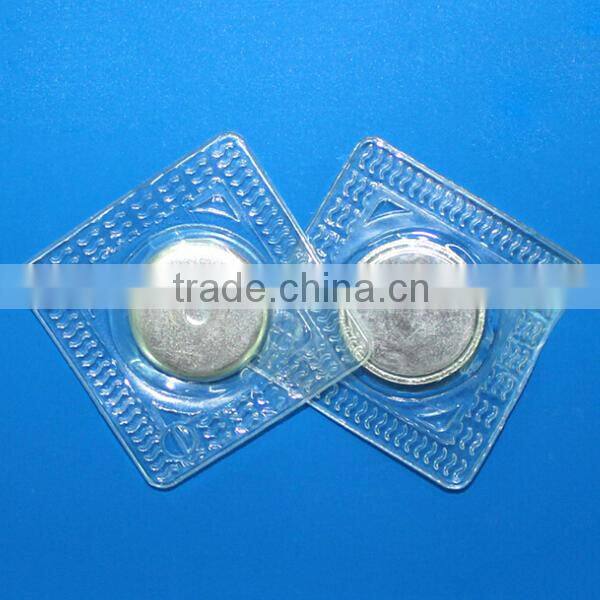 most popular strong magnet sewing PVC magnet button with plastic covered and waterproof for fabric & clothing