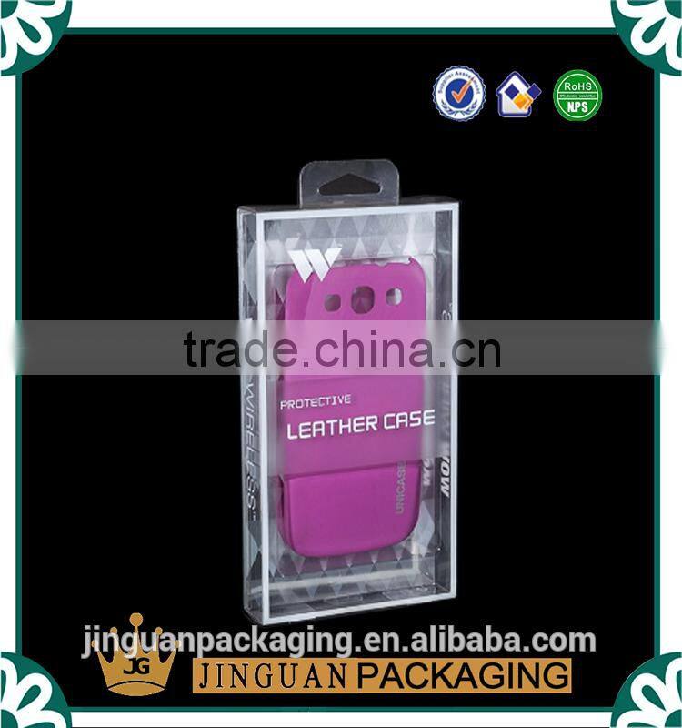 Luxury packaging custom printing high quality fashion plastic box for leather case