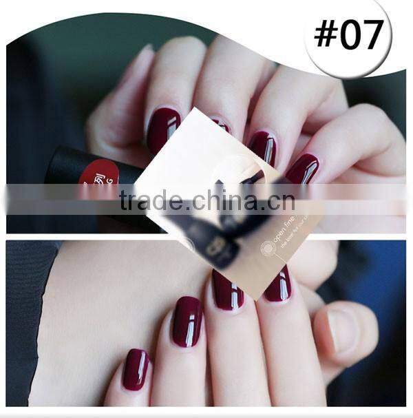2016 new fashion 10ml UV LED Soak Off nail art UV gel polish red wine gel polish