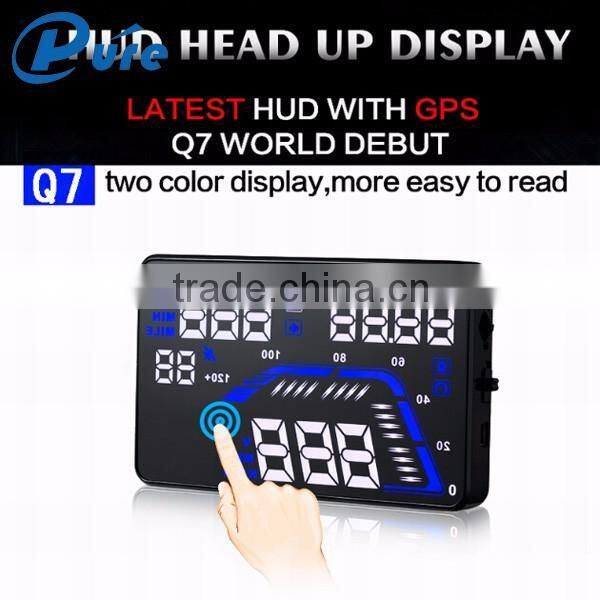 5.5 Inch Car Hud Head Up Display Speed Display with GPS Clock Display