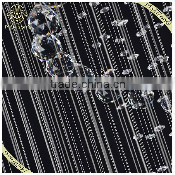 2016 Modern Style Double Staircase Luxury Crystal Chandeliers In The Rotating Floor Of The Stairs Long lamp, Round Light