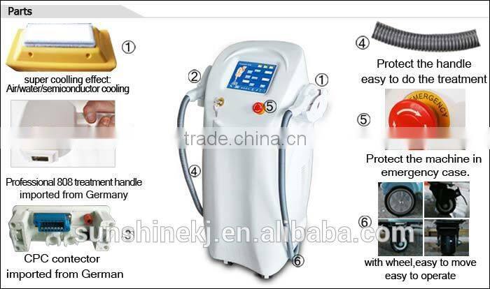 New arrival Vertical salon use alexandrite laser hair removal machine with CE