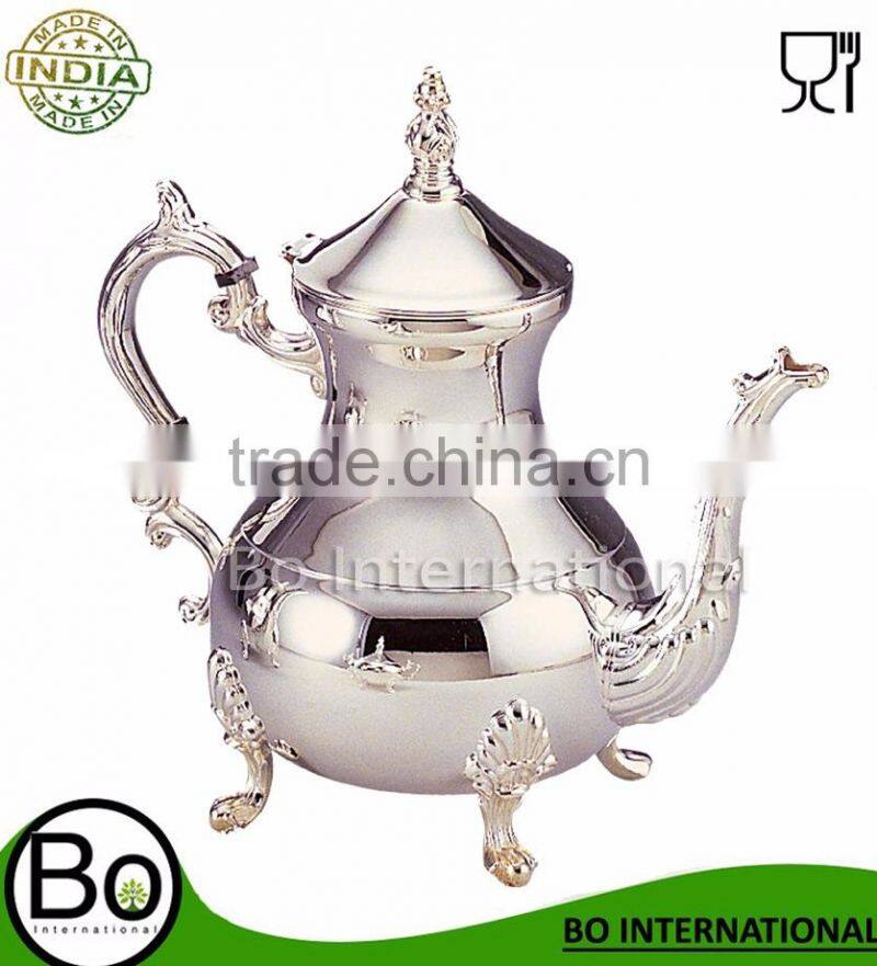 Metal Teapot Kettles Brass Moroccan Tea Pots 850Ml Capacity