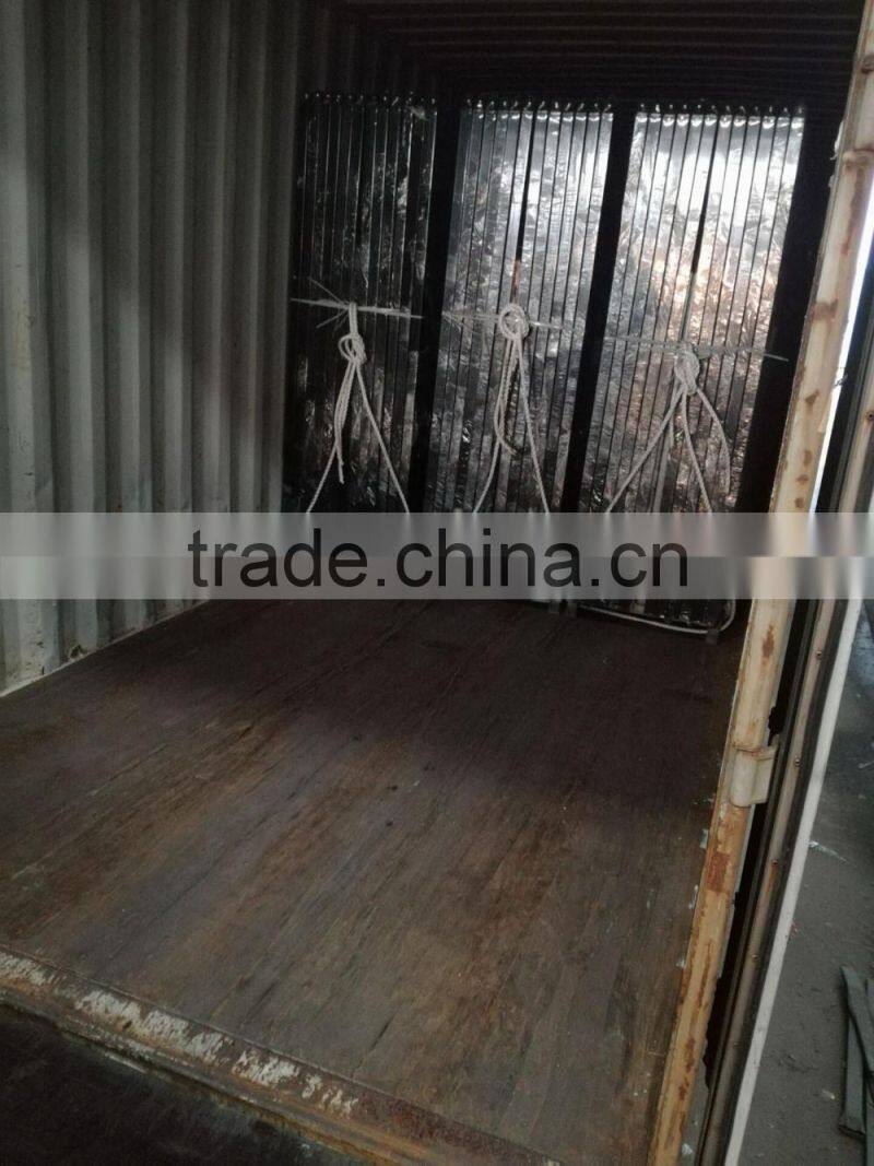 Galvanized powder coated luxury wrought iron gate design