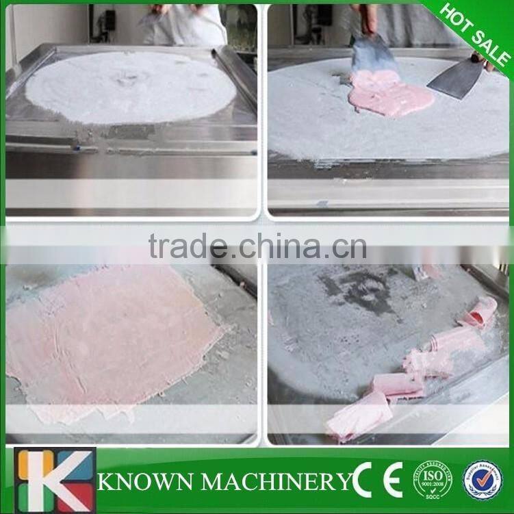SUS thailand rolled fried ice cream machine/roll fried ice cream machine