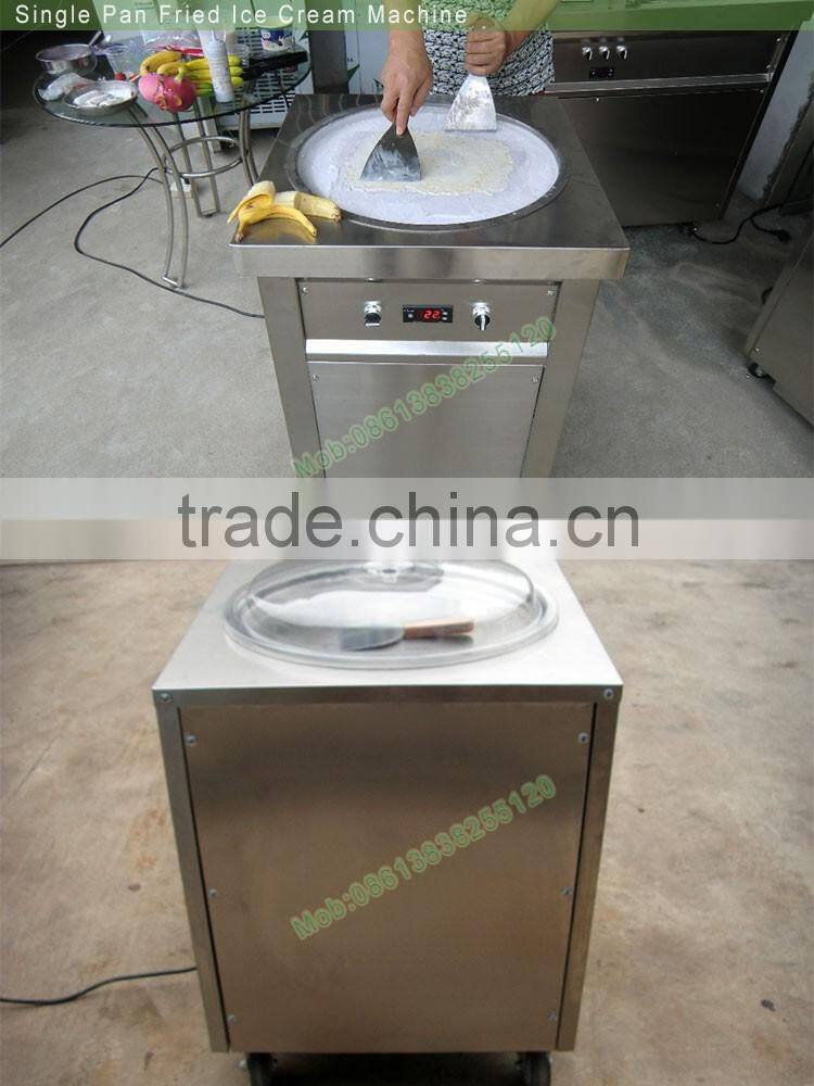 Cold Stone Marble Slab Top Fry Ice Cream Machine / Fried Ice Cream