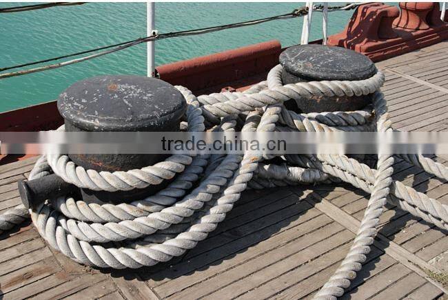 Hot sale 6 strand rope for shipping / polyamide atlas mooring rope for container load/unload
