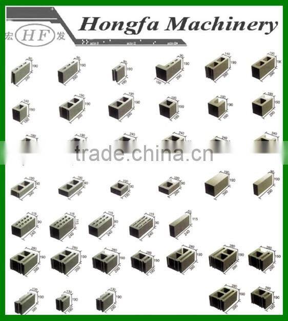 QTJ4-25C new design semi -automatic brick making machinery