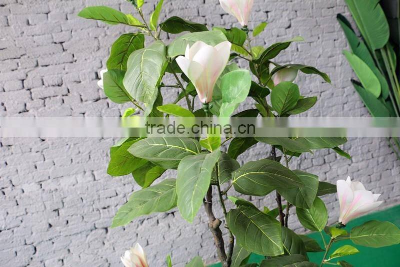 Best Quality Imitation Artificial Yulan Magnolia Tree Potted