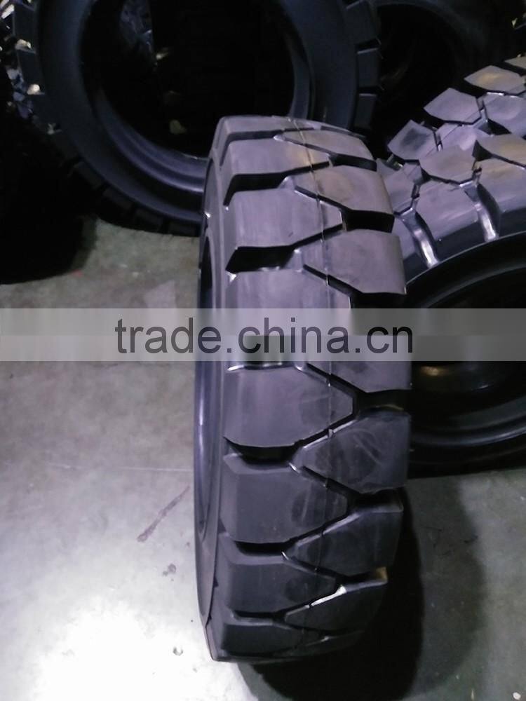 quality airless tire 28x9-15 forklift machinery tyres