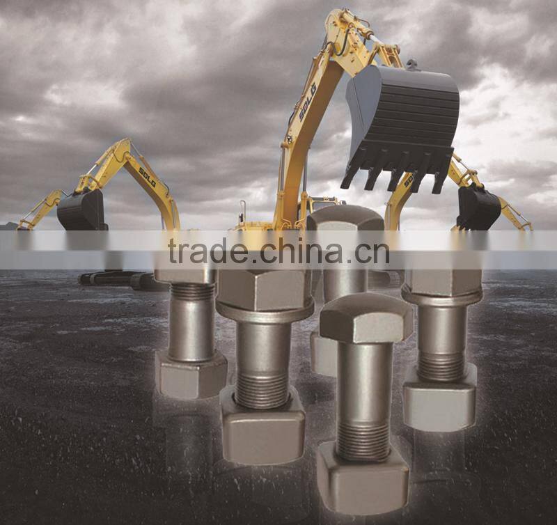 High Tensile Excavator Track Shoe Bolt and Nut